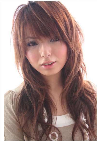hairstyles for layered hair. Asian Long Layered Hair Style