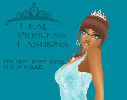 Teal Princess Fashions Banner