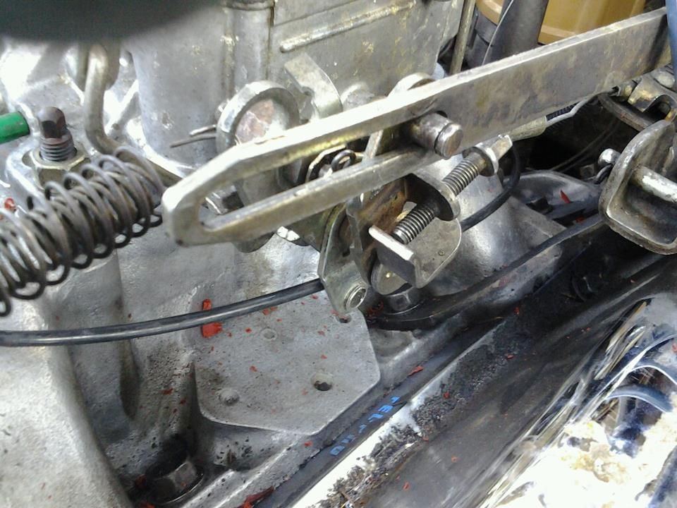 Pics of correct kickdown linkage hook ups Dodge Ram, Ramcharger