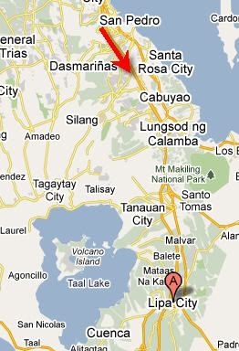 Taal Lake Map