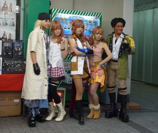 Final Fantasy XIII promotion in Akihabara.