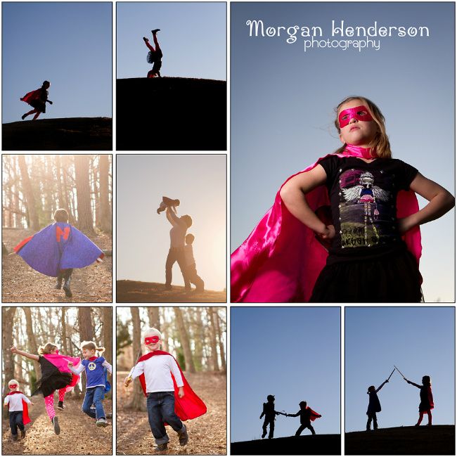 Durham Cary Raleigh fun child photography superhero