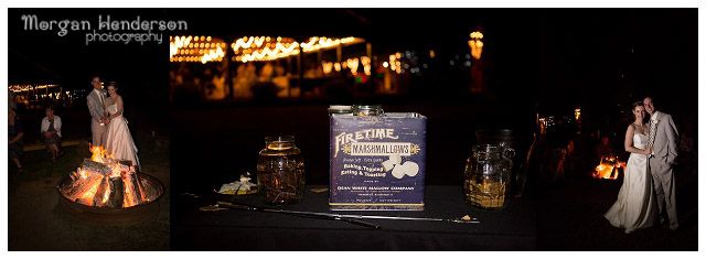 smores bar wedding magnolia manor