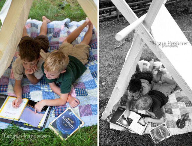 Family Photography Camping stars stargazing