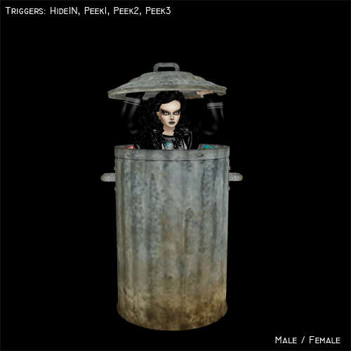 Hide IN Trash Bin