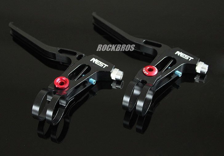 Aest Aluminum MTB V Brake Lever Mechanical Disc Brake Lever CNC 56g Black eBay