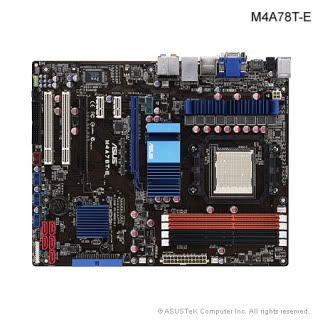 ASUS M4A78T-E AM3 DDR3 AMD 790GX ATX AMD Motherboard Pictures, Images and Photos