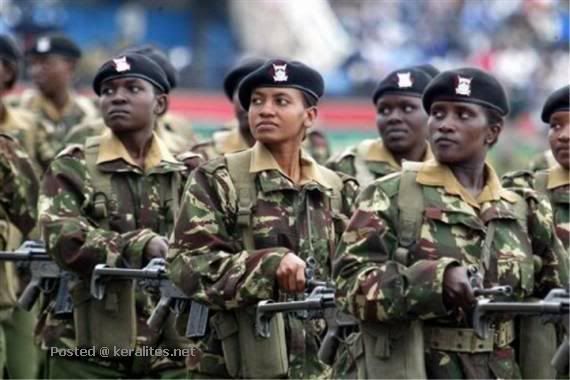 Kenya Women Soldiers