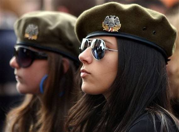 Serbia Women Soldiers