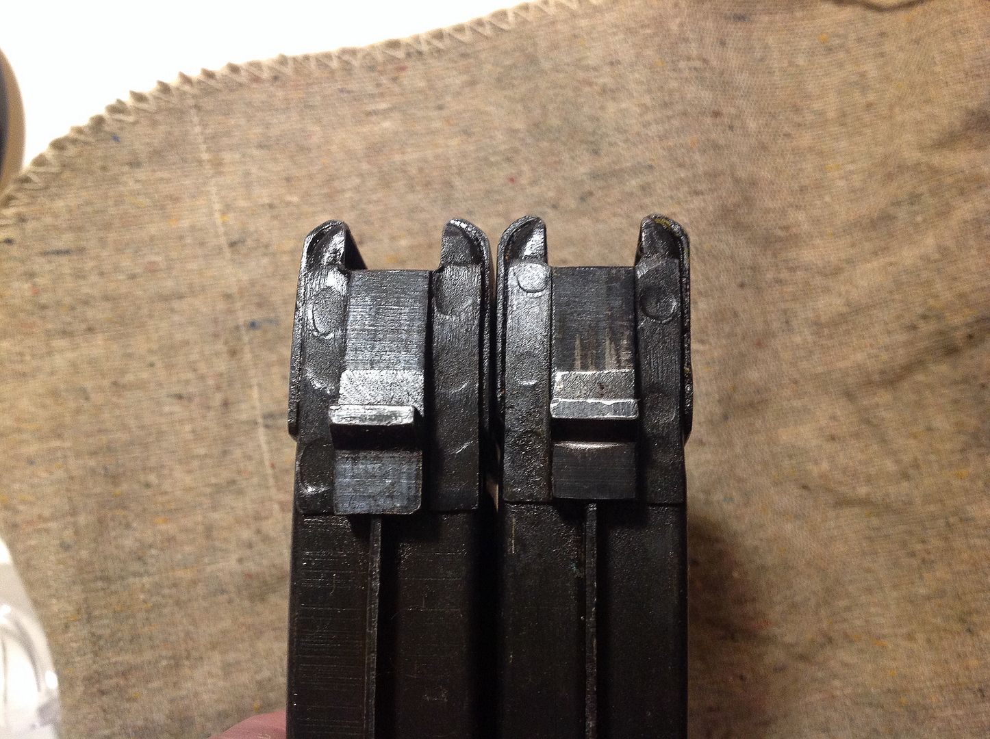 Large capacity machine gun feeding device identification. AK Rifles