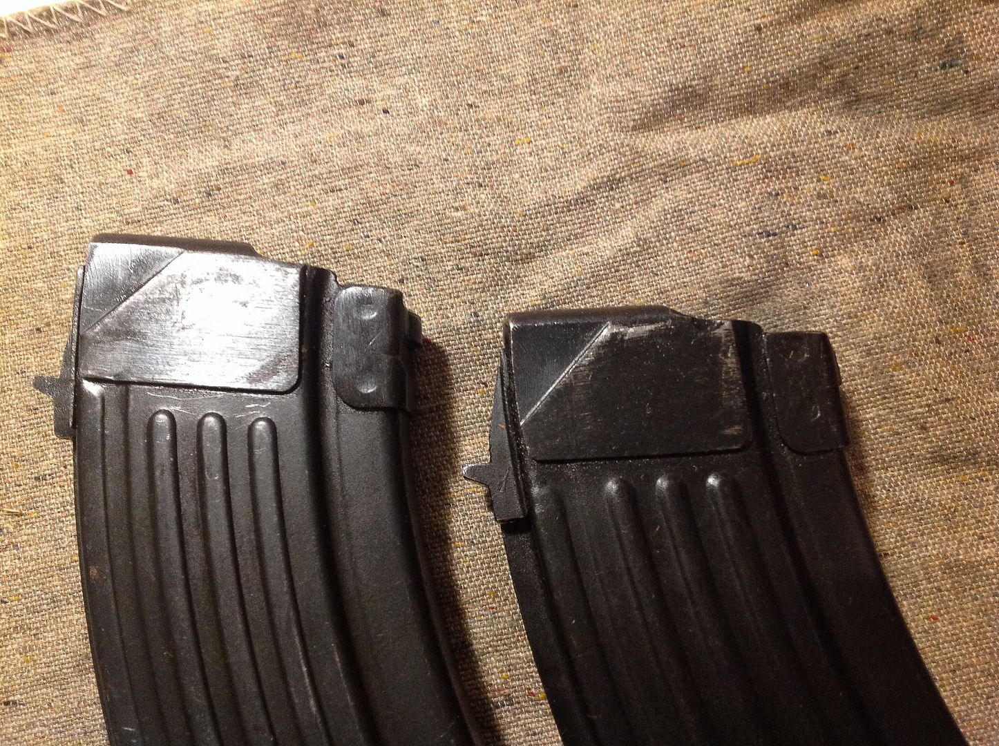 Large capacity machine gun feeding device identification. AK Rifles