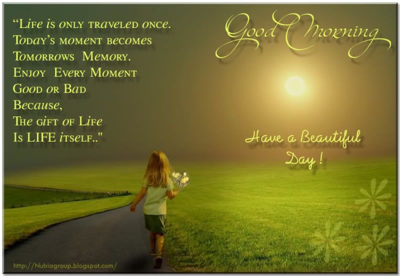 good morning