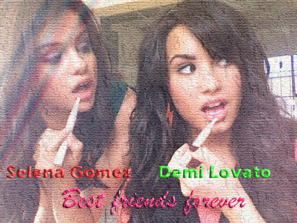 demi lovato and selena gomez gif. Demi Lovato and Selena Gomez