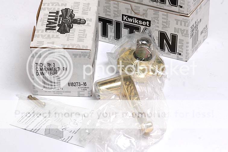 Kwikset Titan Commonwealth Dummy Lever 714CHL RH 3  