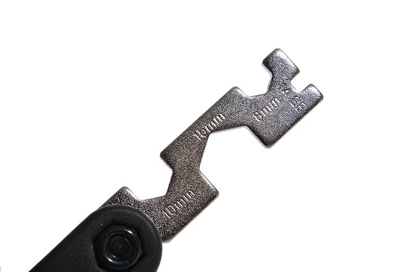 RockBros Black Bike Repair Tool Bike Pocket Multi Function Folding Tool 16 in 1