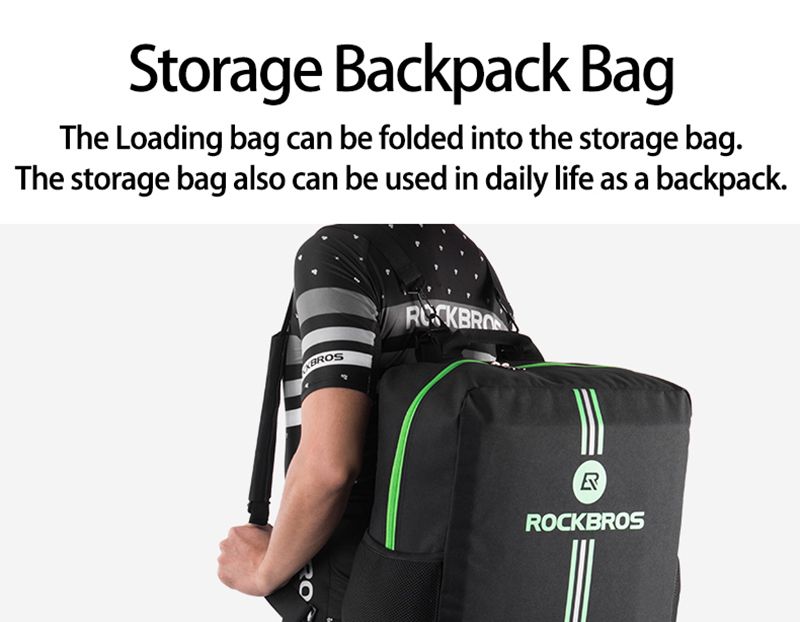 ROCKBROS 26/'// 27.5/'//700C Bike Waterproof Carry Transport Case/&Bag Black US Stock