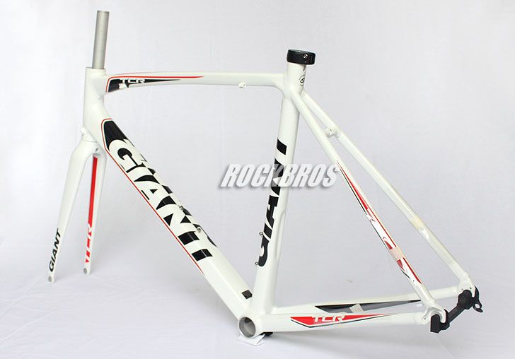 2012 GIANT Road Bike TCR Aluminum Frame Carbon Fork 535mm Size ML WHT 