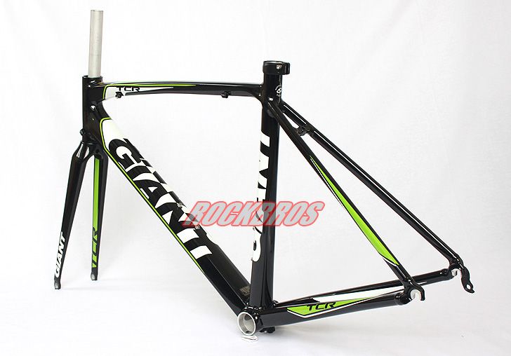 2012 GIANT Road Bike TCR Aluminum Frame Carbon Fork 500mm Size M GREEN 