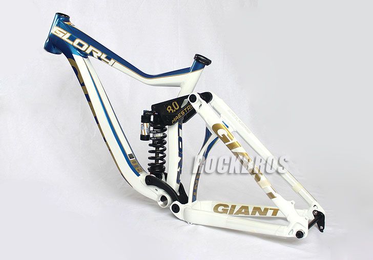 2012 GIANT Glory Downhill DH Frame Size 17.5 L Blue/White/Golden 