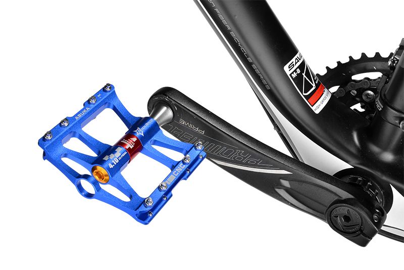 ROCKBROS MTB Road Bike 4 Sealed Bearing Pedals Aluminum Pedals 9//16/" Blue