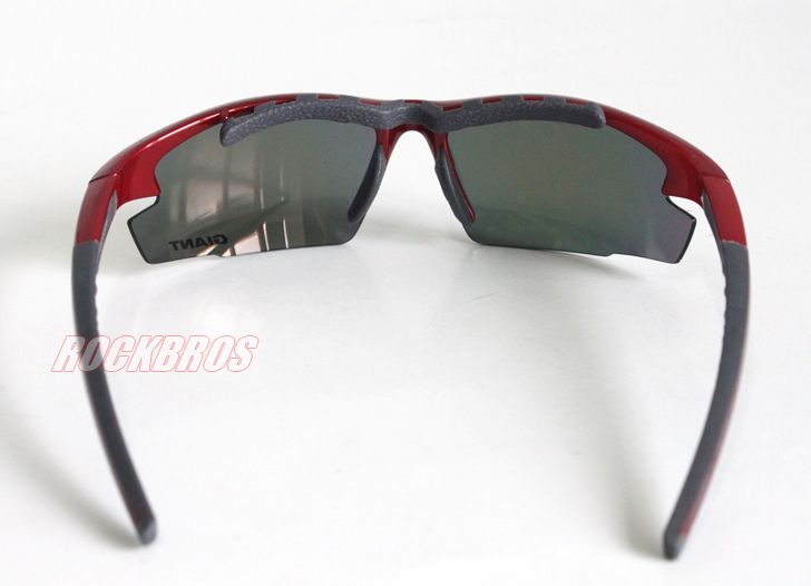 GIANT Professional Cycling Glasses Sunglasses Red  