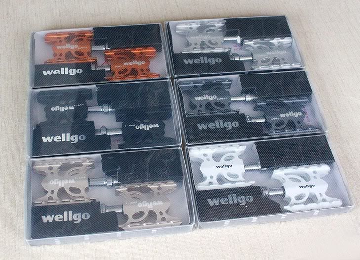 WELLGO WR 1 WR1 WR 1 MTB Folding Bike Pedal Gray  