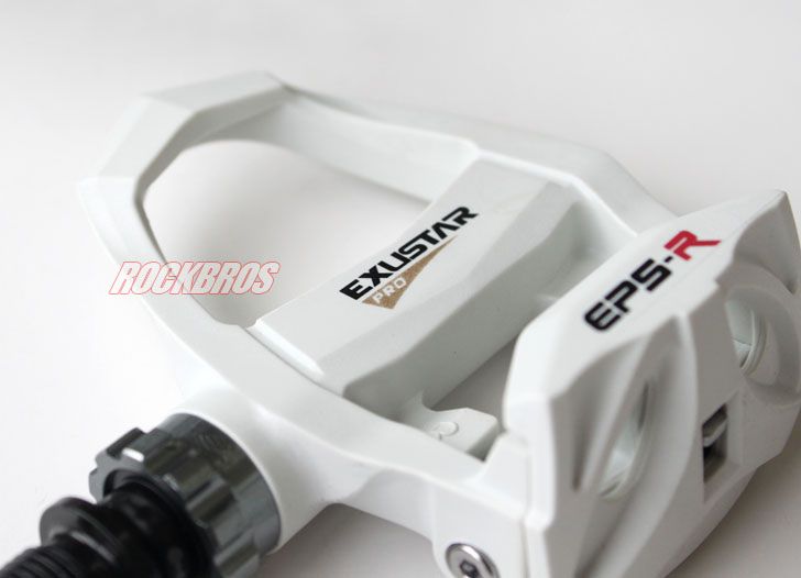 EXUSTAR Cycling Road Clipless Pedals E PR200 White  