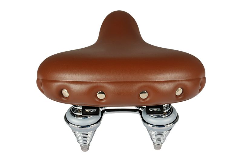 RockBros Cycling Bicycle Saddle Seat Large Thick Soft Comfort Bike Saddle Brown
