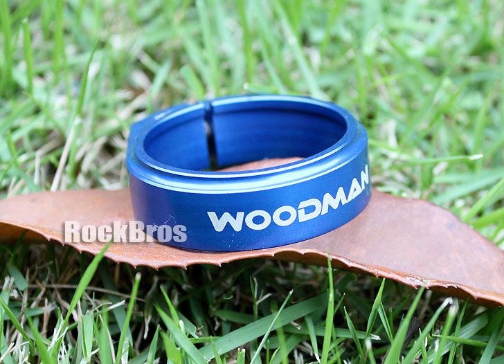 Woodman Death Grip SL Ti Seatpost Clamp 31.8mm Blue  