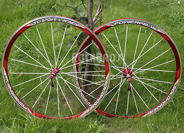 2011 POWERWAY Road Wheelsets Solohomer 2 Sh​imano Red  