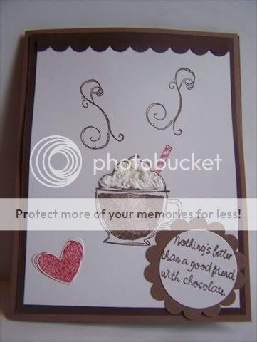 Stampin Up handmade greeting card Love you latte PY LOT  