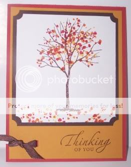 Stampin Up handmade greeting card Fall birthday PY LOT  