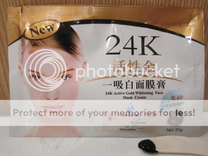 24K Active Gold Whitening Face Mask Cream 1 pcs.  